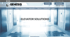 Desktop Screenshot of genesiselevator.com